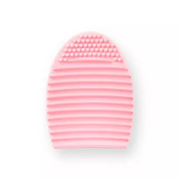 PINK FLASH Силиконовый коврик для очистки кистей, "Овал"