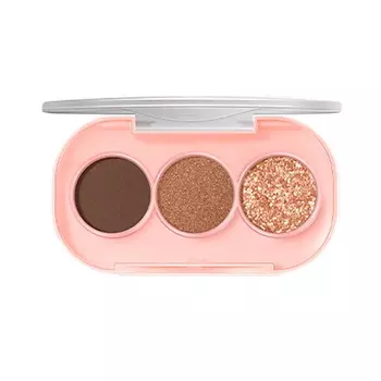 PINK FLASH Палетка теней для век, 3 цвета