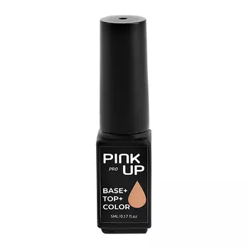 PINK UP Гель-лак для ногтей PRO база+цвет+топ