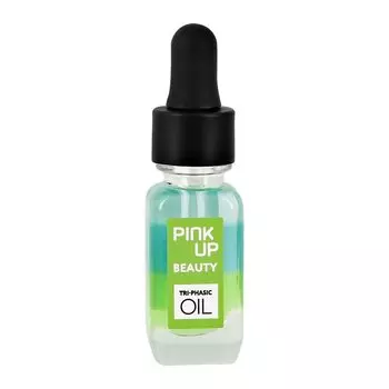 PINK UP Масло для ногтей и кутикулы BEAUTY tri-phasic oil