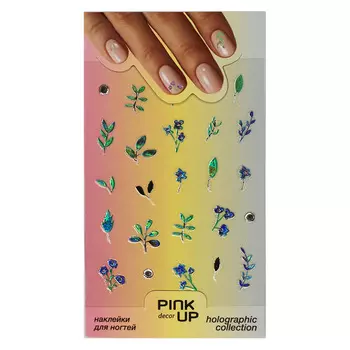 PINK UP Наклейки для ногтей HOLOGRAPHY