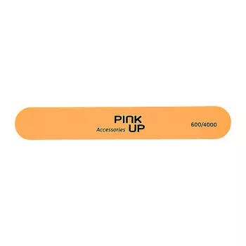 PINK UP Пилка полировочная для ногтей ACCESSORIES 600/4000 грит