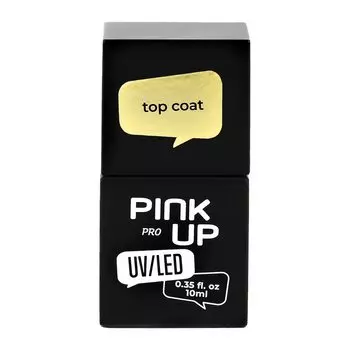 PINK UP Верхнее покрытие для ногтей PRO top coat 10.0