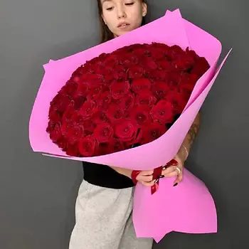 PINKBUKET Букет из 51 красной розы