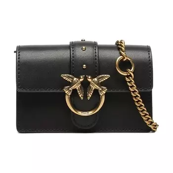 PINKO Сумка Cow Leather Shoulder Bag, Crossbody Bag