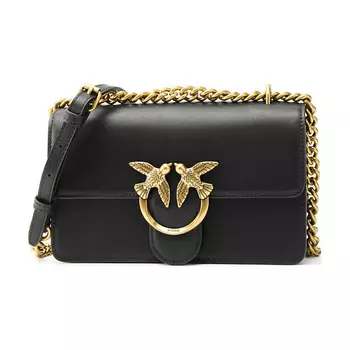 PINKO Сумка FRAIMED Leather Shoulder Bag, Crossbody Bag