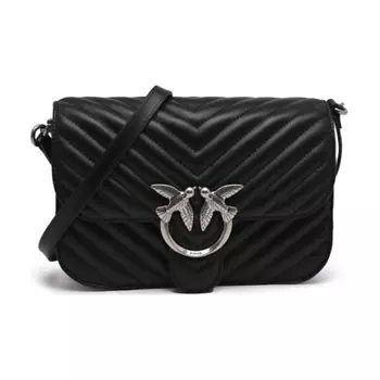PINKO Сумка Love Bell Sheepskin Crossbody Bag, Shoulder Bag