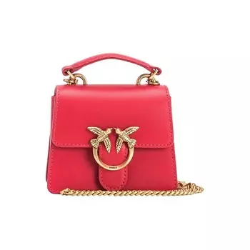 PINKO Сумка LOVE Series Soft Leather Handbag Shoulder Bag