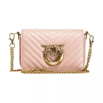 PINKO Сумка Nappa Leather Bird Bag, Portable Crossbody Bag