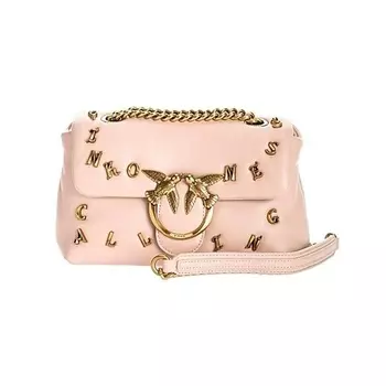 PINKO Сумка Puff Sheepskin Bird Bag, Swallow Bag, Crossbody Bag, Shoulder Bag