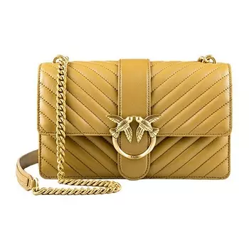 PINKO Сумка Quilt Leather Shoulder Bag, Crossbody Bag