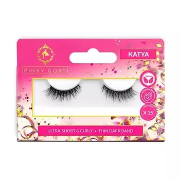PINKY GOAT Ресницы накладные с естественным изгибом KATYA