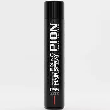 PION BLACK EDITION Профессиональный фиксирующий лак для волос ultra strong hold ps5 400.0