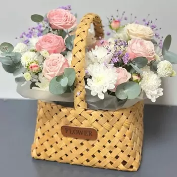 ПИОН ПИОНЫЧ Корзина сборная "Очарование"