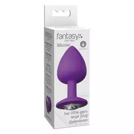 PIPEDREAM Анальная пробка со стразом большая Little Gem Large Plug