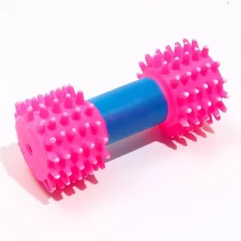 ПИЖОН Игрушка для собак пищащая "Массажная гантель"