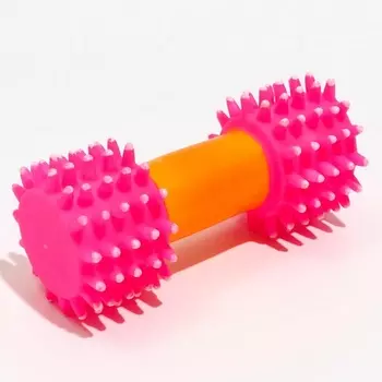 ПИЖОН Игрушка для собак пищащая "Массажная гантель"