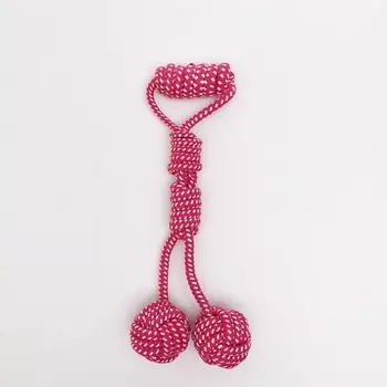 ПИЖОН Игрушка канатная с ручкой и мячами "Дуэт"