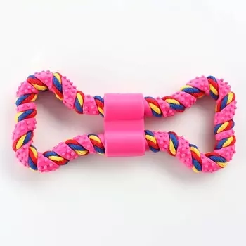 ПИЖОН Игрушка витая из резины и каната "Мегакость"