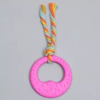 ПИЖОН Игрушка жевательная с канатом "Гиря"