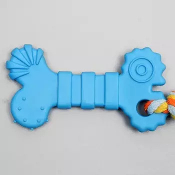 ПИЖОН Игрушка жевательная с канатом "Кость с хвостом"