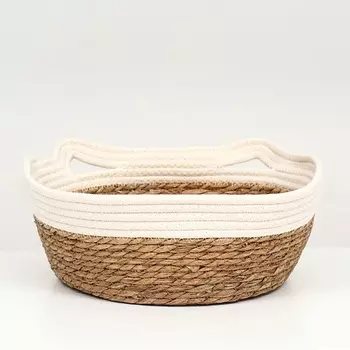 ПИЖОН Экологичный лежак для животных хлопок и рогоз