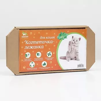 ПИЖОН Когтеточка-лежанка для кошек из гофрокартона КРАФТ