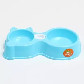 ПИЖОН Миска двойная "Киска"