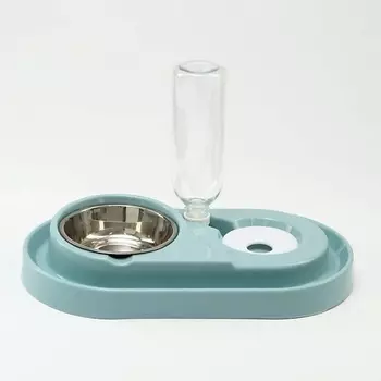 ПИЖОН Миска двойная с автопоилкой (съёмная бутылка)