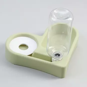 ПИЖОН Миска двойная с автопоилкой (съёмная бутылка)