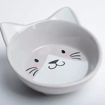 ПИЖОН Миска керамическая "Голова кота"