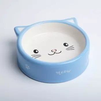 ПИЖОН Миска керамическая "Голова кота 4"