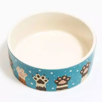 ПИЖОН Миска керамическая "Лапы"