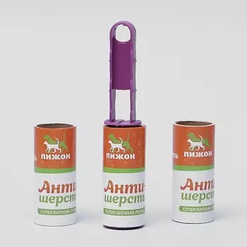 ПИЖОН Набор "Антишерсть": ролик 20 листов