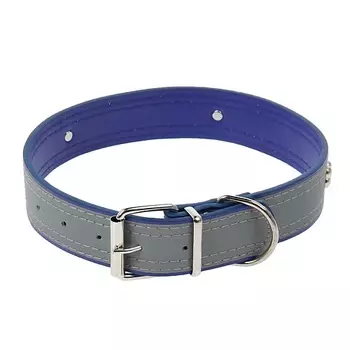 ПИЖОН Ошейник широкий с косточками светоотражающий