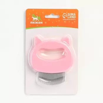 ПИЖОН Расчёска для шерсти с загнутыми пластиковыми зубцами