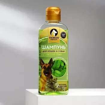ПИЖОН Шампунь для кошек и собак против зуда с экстрактом мяты Premium 250