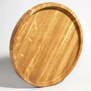 PLATES AND MORE Блюдо круглое деревянное