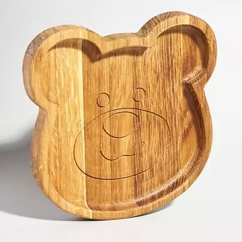 PLATES AND MORE Тарелка детская деревянная