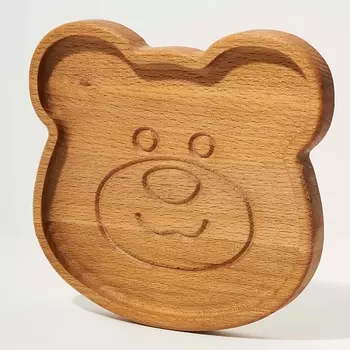 PLATES AND MORE Тарелка детская деревянная