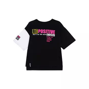 PLAYTODAY Футболка для девочки BE POSITIVE