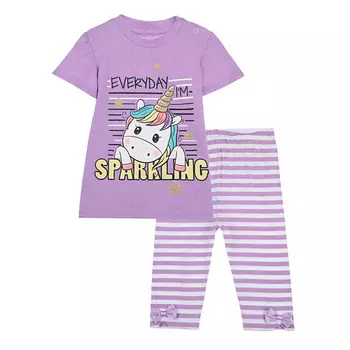 PLAYTODAY Комплект трикотажный для девочек Sparkling