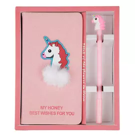 PLAYTODAY Набор: блокнот и ручка "Единорог"