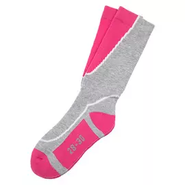 PLAYTODAY Термоноски линейки Cotton для девочки серо-розовые