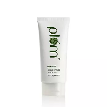 PLUM Cкраб для глубокого очищения кожи лица с экстрактом Зеленого чая