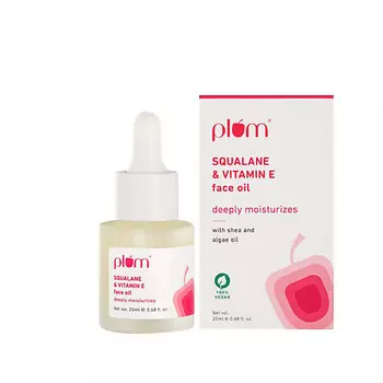 PLUM Масло для глубокого увлажнения и разглаживания мелких морщин с Витамином Е и Сквалан