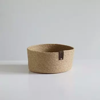 ПОЛЕ Плетеная корзина для хранения 21*10