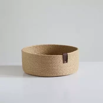 ПОЛЕ Плетеная корзина для хранения 25*10