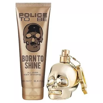 POLICE Туалетная вода To Be Born To Shine + Гель-шампунь для тела и волос