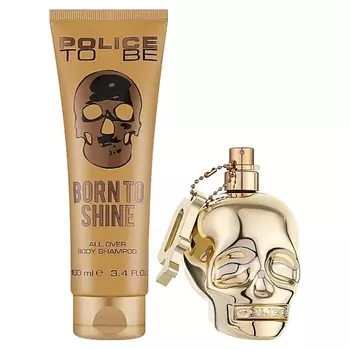 POLICE Туалетная вода To Be Born To Shine + Гель-шампунь для тела и волос